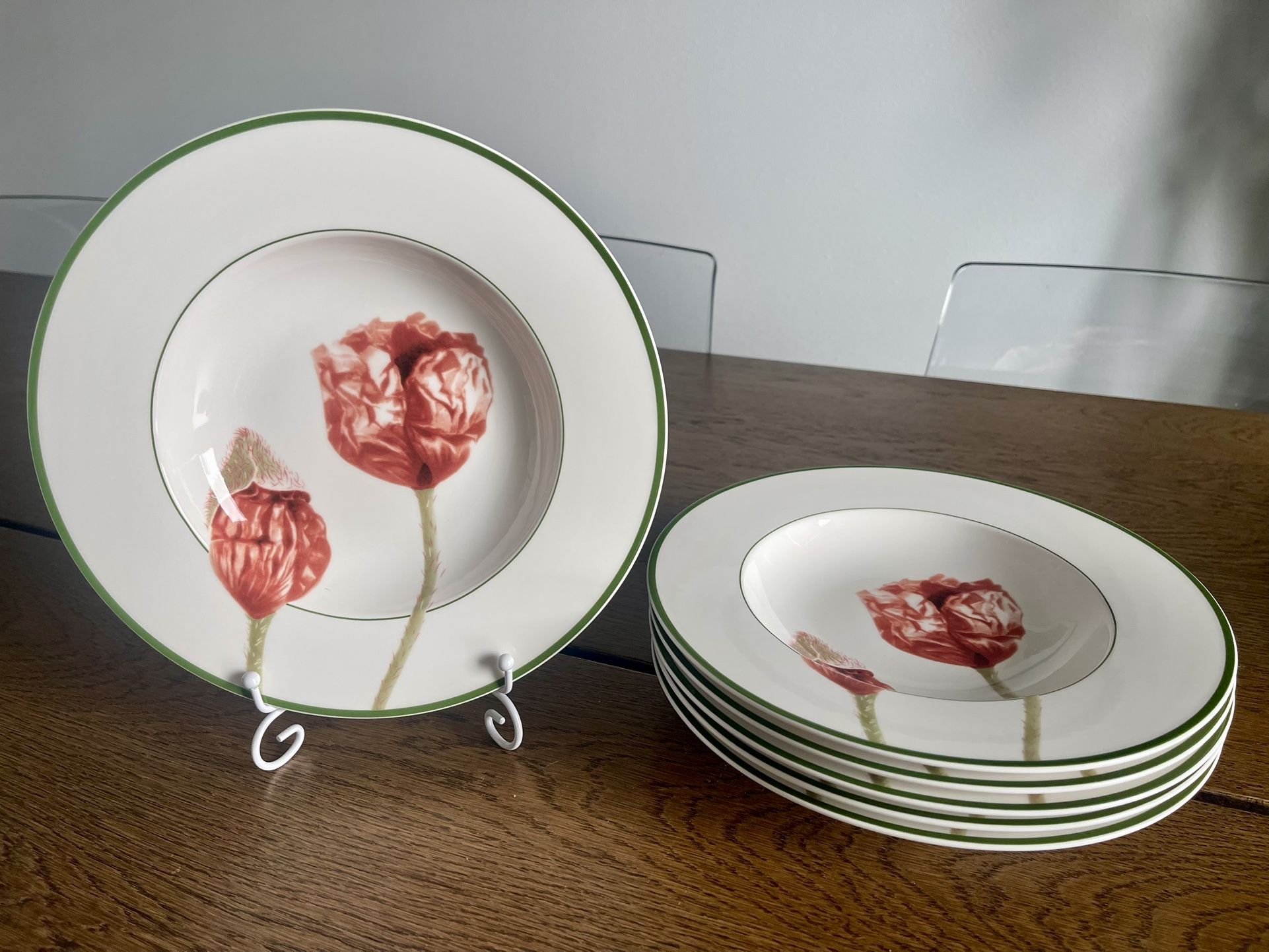 Villeroy & Boch Flora Soup Plates 6pc(NEW)