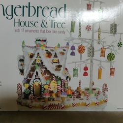 Gingerbread House & Tree 17 Ornaments Look Like Candy