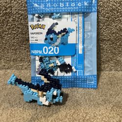 Vaporeon "Pokémon", Nanoblock Pokemon Series Bandai complete
