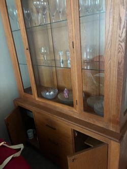 Wood cabinet