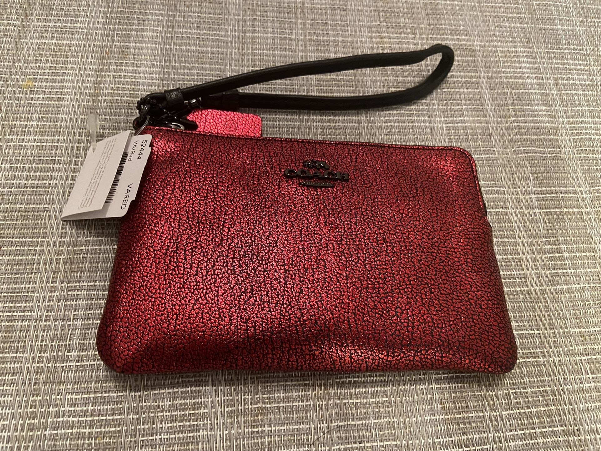 Coach Wristlet Including Dustbag