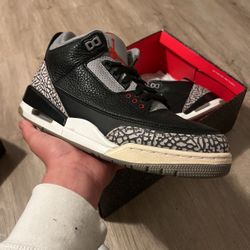 2018 Black Fire Red Cement Jordan 3