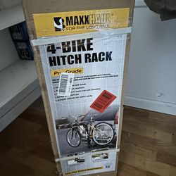 Four Bike Hitch Rack Maxxhaul