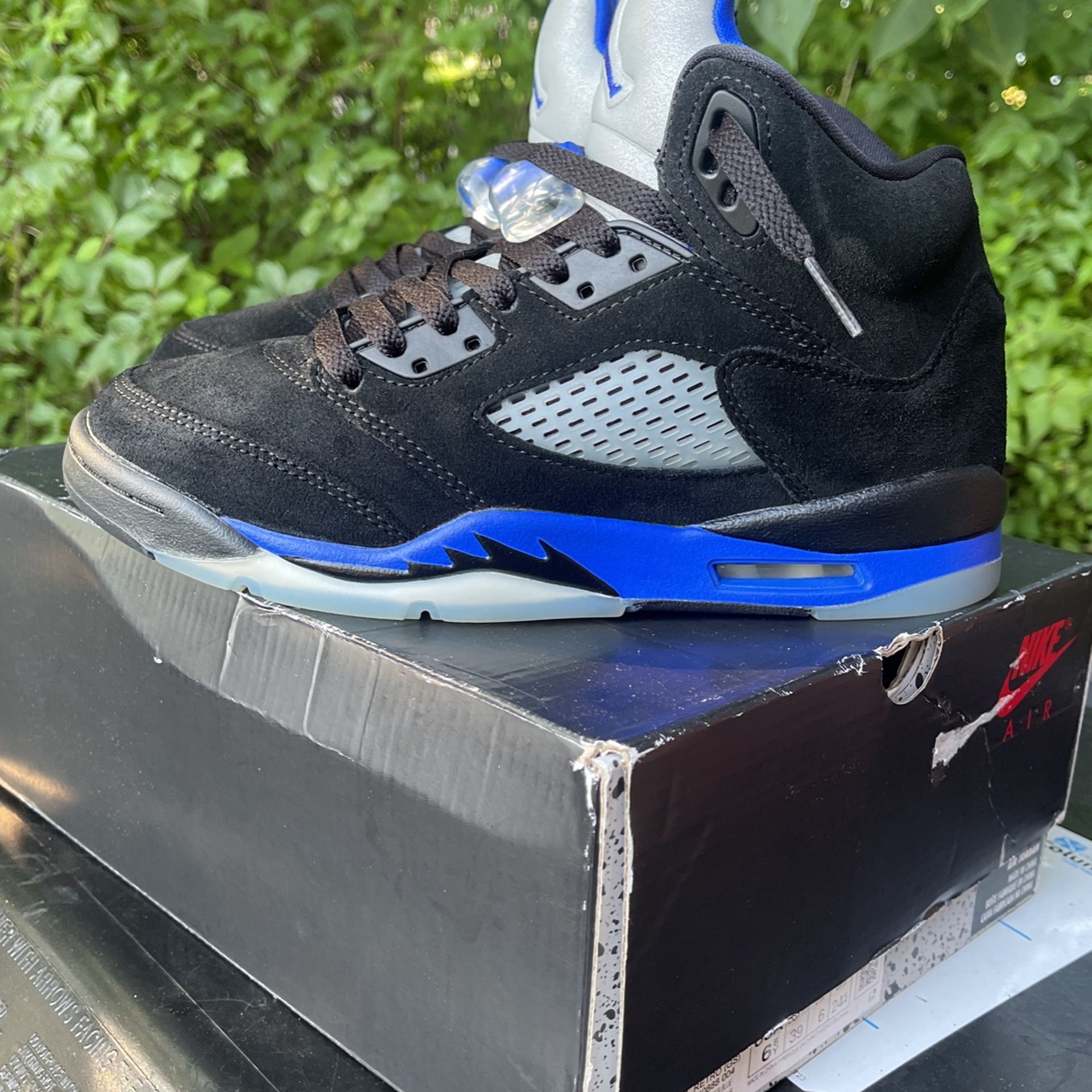 Jordan 5 Blue Racers Size 6.5