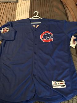 Chicago Cubs Javi Baez World Series Champions Adult Jersey