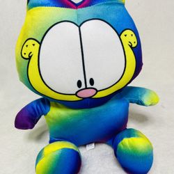 10” Garfield the Cat Rainbow Gradient Plush