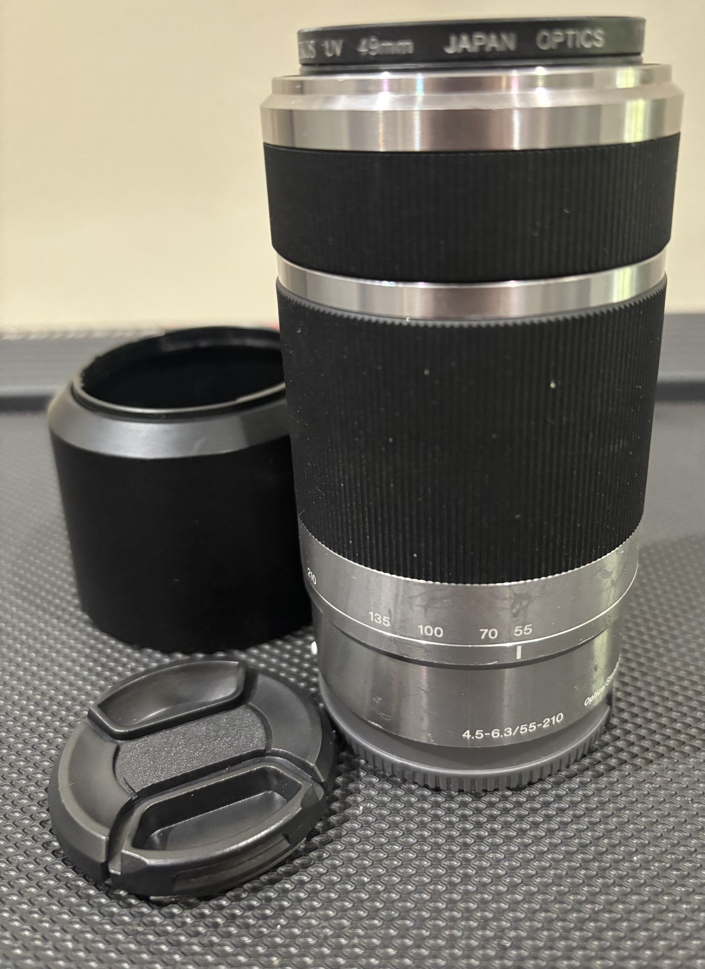 Sony Emount 55 210 Zoom Telephone Camera Lens Crop Sensor Optical Steady shot F4.5 6.3