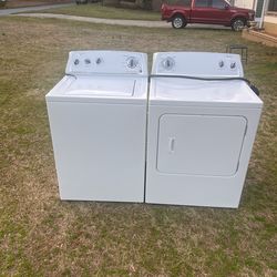 Whirlpool electric washer and dryer