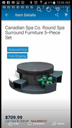 Brand new 5 piece spa surround furniture package