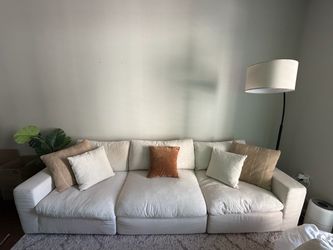 Cloud couch, cream.
