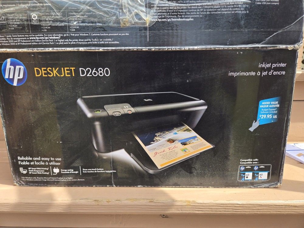 HP DESKJET D2680 PRINTER NEW