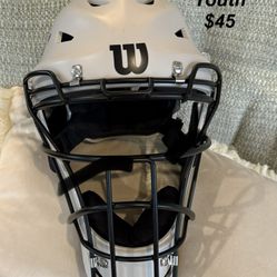 Like new youth Baseball Catchers helmet 