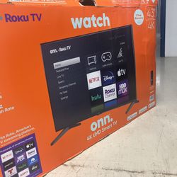 43” 4K UHD Tv Brand New w/ Box $350 Obo