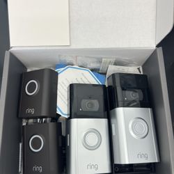 Ring Video Doorbell 3 - Satin Nickle - Quantity 1 camera