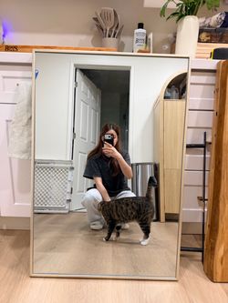 large vanity mirror