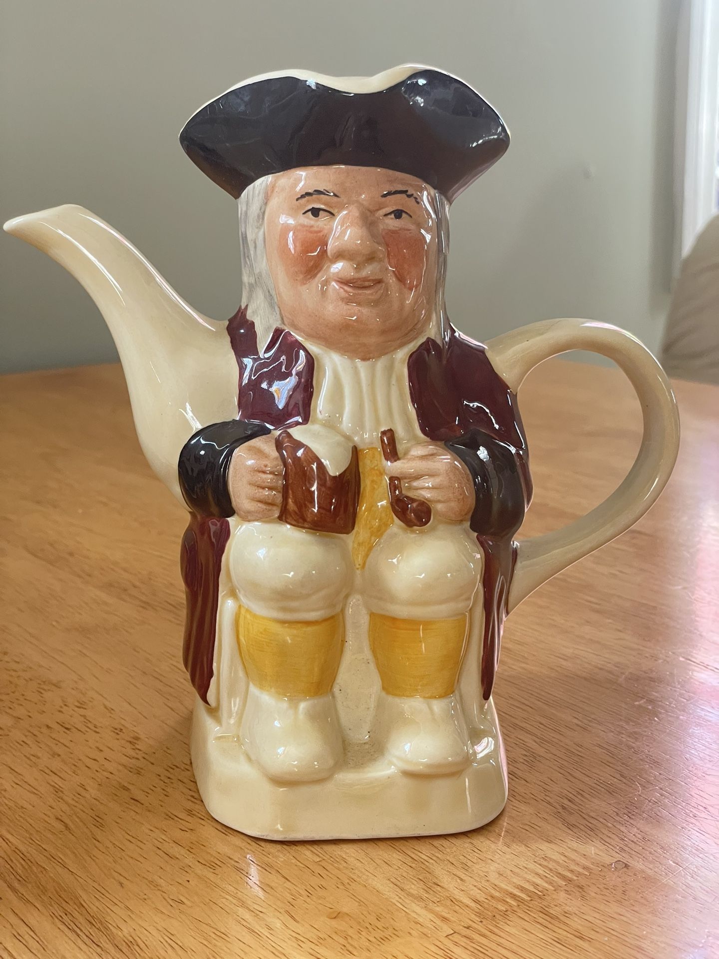 VINTAGE Tony Wood Staffordshire England Toby Jug Teapot EXC Condition