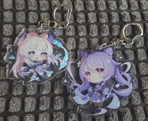 Genshin Impact keychains Naruto magnet