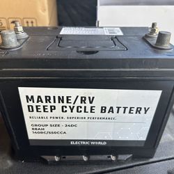 Marine/RV Deep Cycle Battery