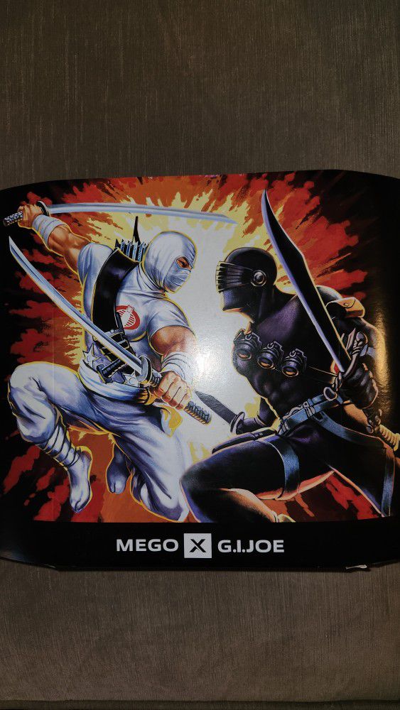 Mego GI Joe Classified Ninjas Snake Eyes And Storm Shadow Figures