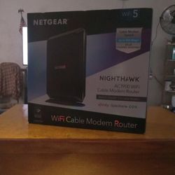 NIGHTHAWK AC1900 WIFI CableModem Router