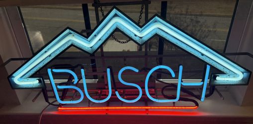 Busch Beer Neon Sign
