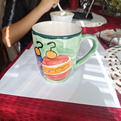Studio 33 Christmas Ornaments Large 24oz Hand Painted Mug
