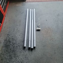 Brand New 15 Ft Aluminum Flag Pole. 4 Pieces