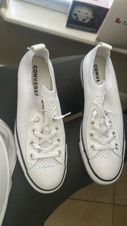 Conver Mesh White Tennis Shoes