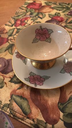 Vintage cup and saucer