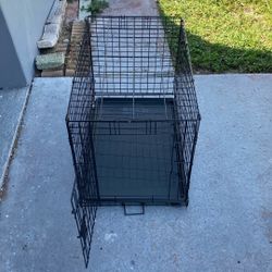 Every YAY happy place one door dog crate Harley used