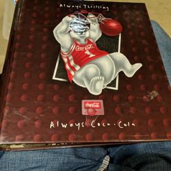 Coca Cola 3 Ring Binder 