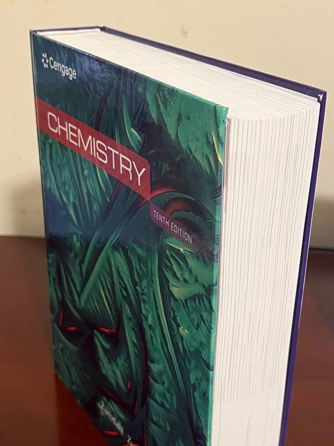 Cengage Chemistry tenth edition book hard cover