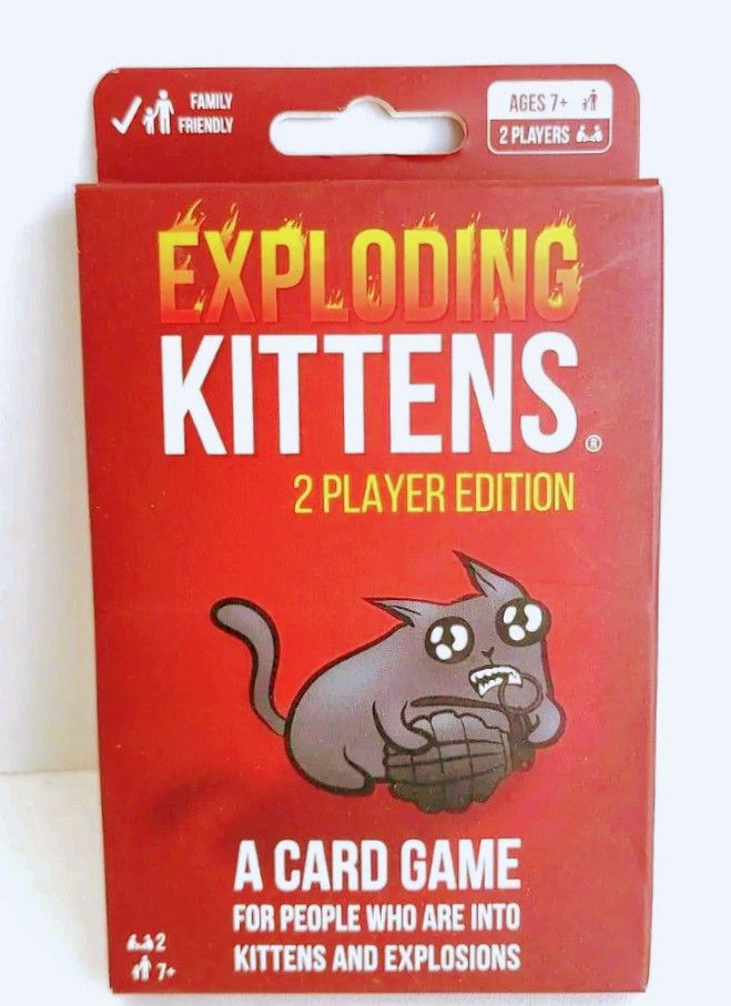 Exploding Kittens 2 Card Game New