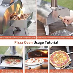 12 Wood Pallets Pizza Oven New In The Box 