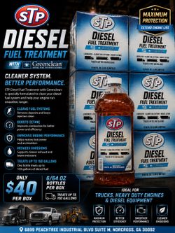 STP Diesel Fuel Treatment with Greenclean – Heavy Duty Diesel Performance