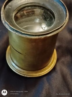 Antique 19thC Derogy Paris No. 7 Brass Camera Lens - Wet Plate Large FormatForum