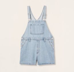 Brand New With Tags Parke x Target shortalls light wash XL