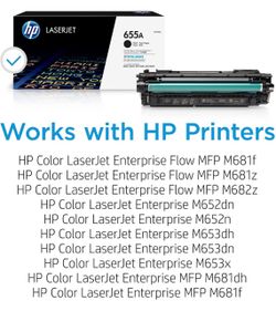 HP 655A Black Toner Cartridge