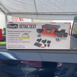 Compact Creeper & Detailing Seat – $60 (Both Included)