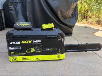 Ryobi 40V 20 inch chain saw