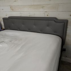 Vegan Leather Queen Bed Frame 