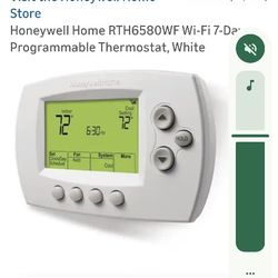 Honeywell Home RTH6580WF Wi-Fi 7-Day Programmable Thermostat, White