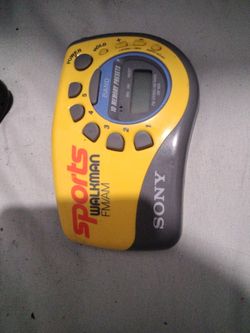 Rare AM FM Sports Sony Walkman