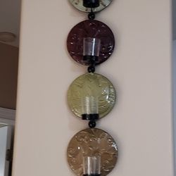2 Wall Metal Scounces Candle Holders