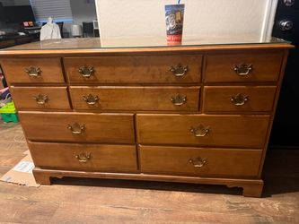 Sturdy wooden dresser