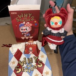 AUTHENTIC POP MART WHY SO SERIOUS Baby Molly The Crimson Dancer Vinyl Plush