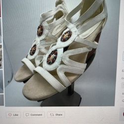 Easy Sport Wedge Comfy Insoles Sandals Size 11