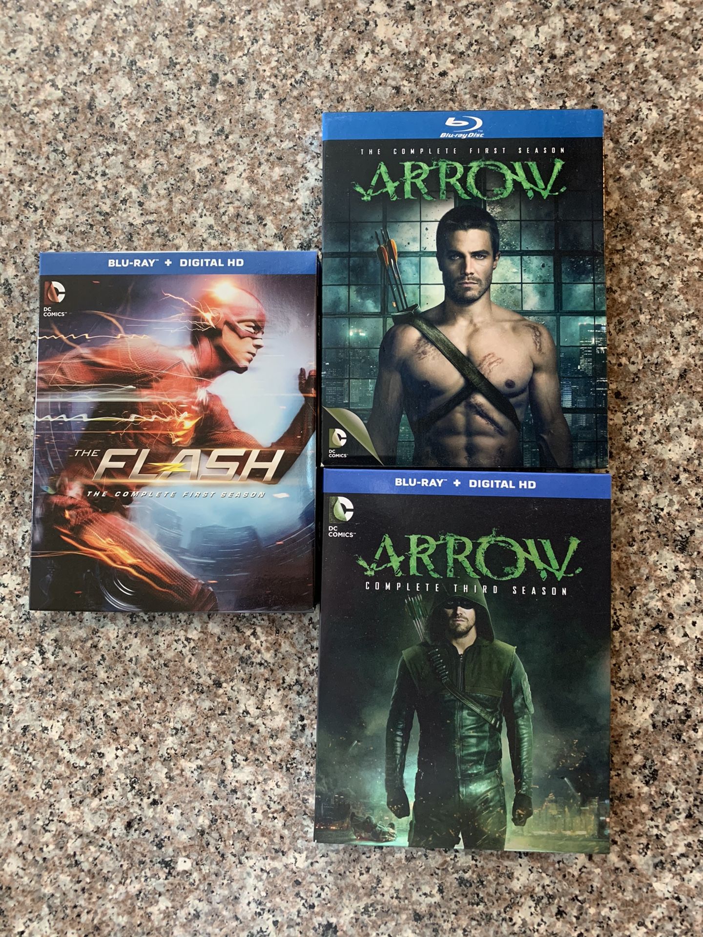 CW Arrow S1 + S2 & The Flash S1 Blu Ray