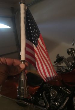 American Flag backrest attachment..