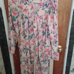 CS Long Robe Floral 
